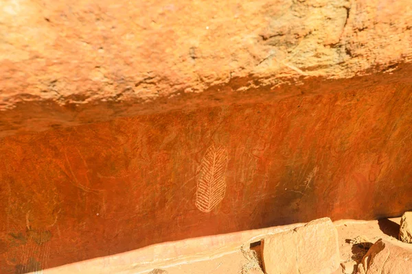 Uluru painting rock