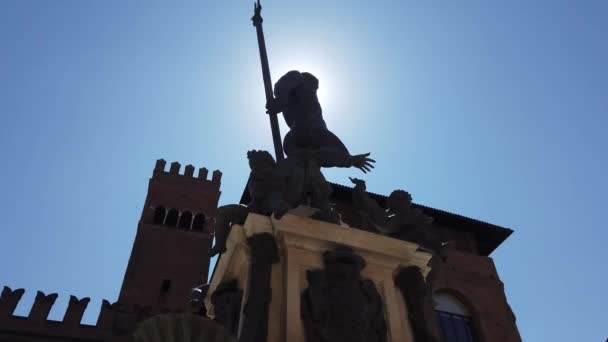 Bologna arkitektur panorama — Stockvideo