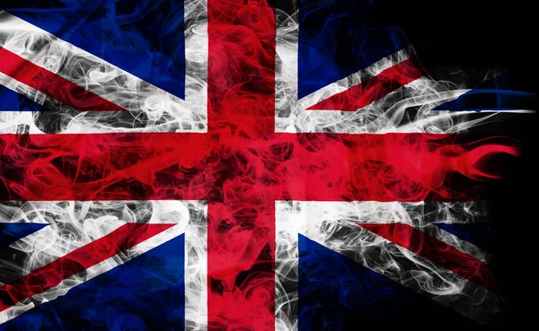 Флаг дыма в Великобритании — стоковое фото