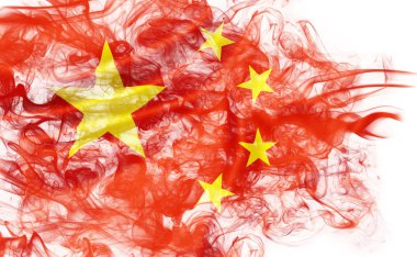 Duman bayraklı Çin