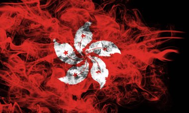 Hong Kong ve Çin krizi duman bayraklarıyla