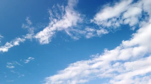 Zeitraffer mit blauem Himmel — Stockvideo