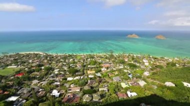 Lanikai Pillbox yürüyüş panoraması