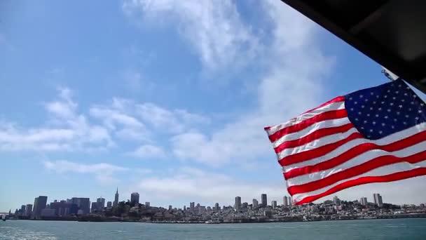 サンフランシスコ湾の街並み — ストック動画