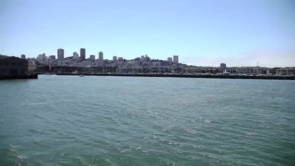 San Francisco silüeti — Stok video