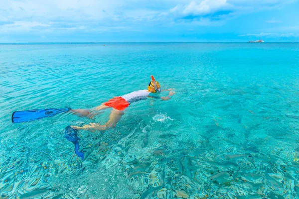 Snorkel Le Ghiaie Beach — Foto de Stock