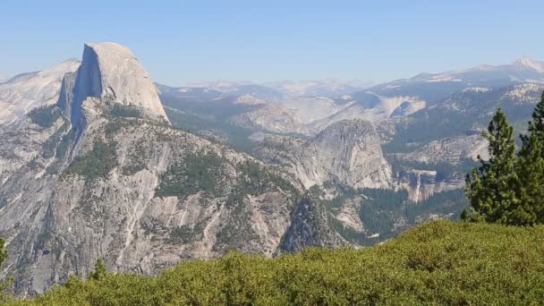 Panorama a Glacier Point — Video Stock