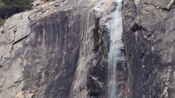 Bridalveil Fall Yosemite Nemzeti Park — Stock videók