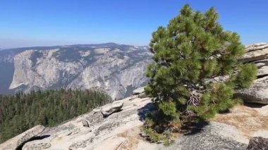 Sentinel Dome 'daki Yosemite Ulusal Parkı