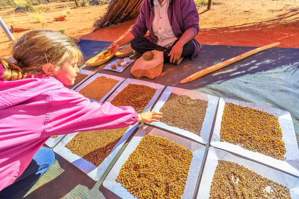 Ausztrál bennszülött mezőgazdasági kultúra — Stock Fotó