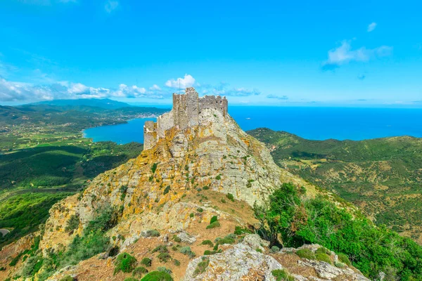 Castillo de Volterraio Elba — Foto de Stock