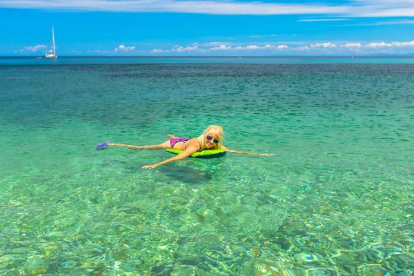 Beach swimming Prunini beach — Stock Photo, Image