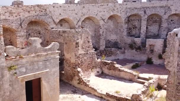 Volterraio Fortaleza ruinas Elba — Vídeo de stock