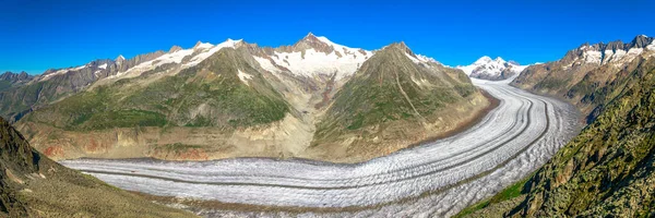 Льодовик Швейцарія панорама — стокове фото