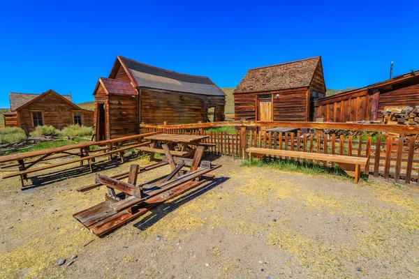 Bodie Ghost Town 1800s paisaje urbano —  Fotos de Stock