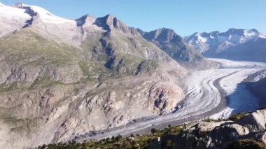 Aletsch Buzulu İsviçre Panoramik