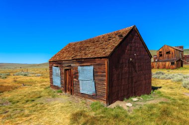 Bodie Ghost Town 1800 'lerin binası.