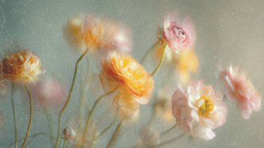 Soyut çiçek arkaplanı, sarı çiçekler ilkbahar, yaz mevsimi çiçek açan mahsuller