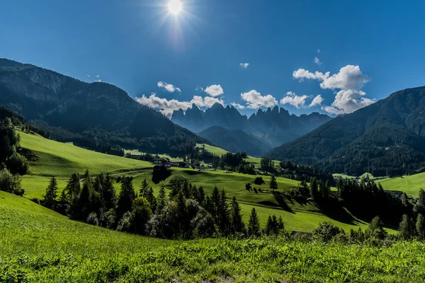 Val Funes Dolomieten Zuid Tirol Italië — Stockfoto