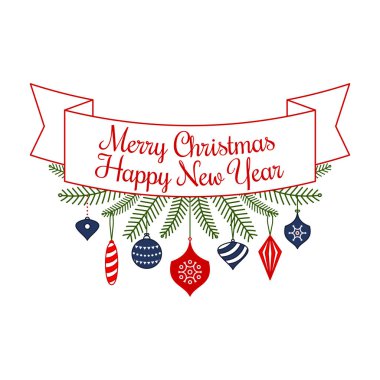 Mutlu Noeller. Yeni Yılınız Kutlu Olsun. Renkli vintage tipografik fe