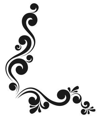 Klasik dekoratif monogramlar ve kaligrafik kenarlar. Şablon tabelaları, logolar, etiketler, çıkartmalar, kartlar. Grafik tasarım sayfası. Düğün davetiyeleri için klasik tasarım unsurları.
