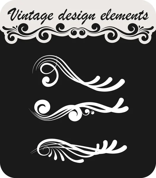 Éléments Design Classiques Pour Invitations Mariage Menus Récompenses Diplômes Certificats — Image vectorielle