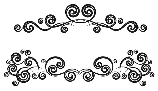 Vintage Decoratieve Kalligrafische Rand Sjabloon Logo Etiketten Stickers Kaarten Klassieke — Stockvector