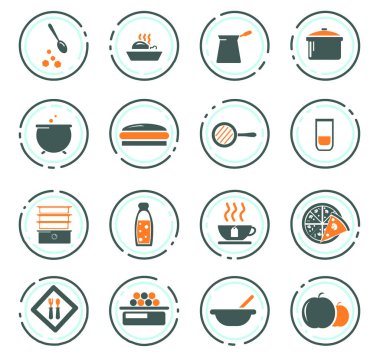 yemek ve mutfak simgeleri