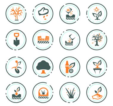 Bahçe Icons set