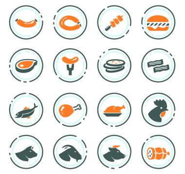 Et ve protein Icons set