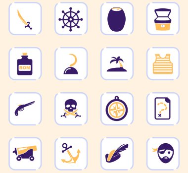 Korsanlar Icons set