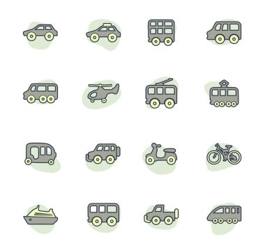 Web siteleri ve kullanıcı arayüzü için toplu taşıma simgesi ayarlandı