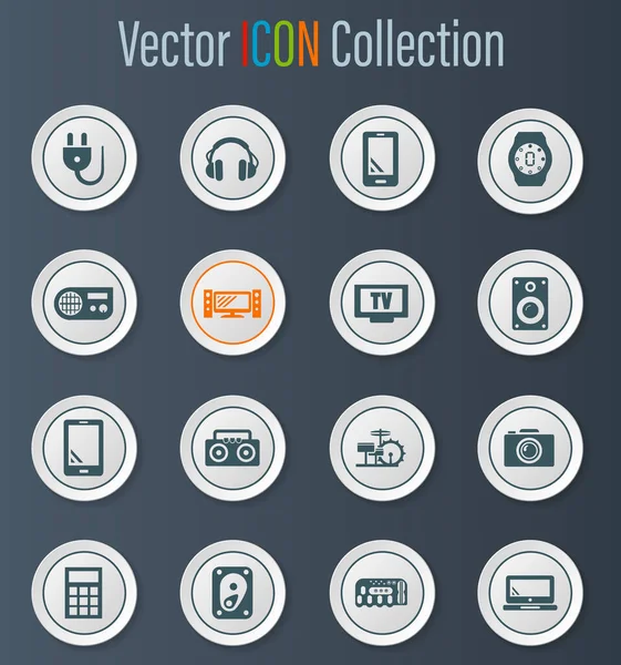 Devices Vector Icons User Interface Design — Stock Vector