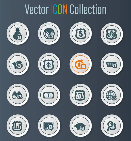 Conjunto Iconos Seguros Para Sitios Web Interfaz Usuario — Vector de stock