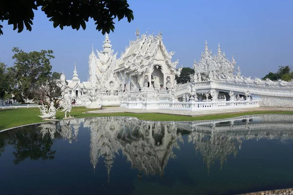 Templo Rong Khun Chiang Rai Tailandia — Foto de Stock