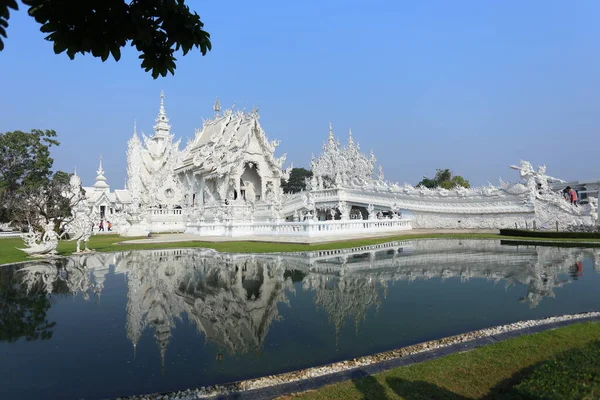 Templo Rong Khun Chiang Rai Tailandia — Foto de Stock