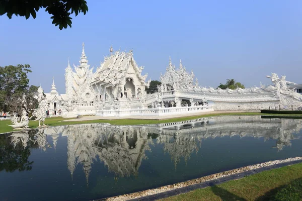 Templo Rong Khun Chiang Rai Tailandia — Foto de Stock