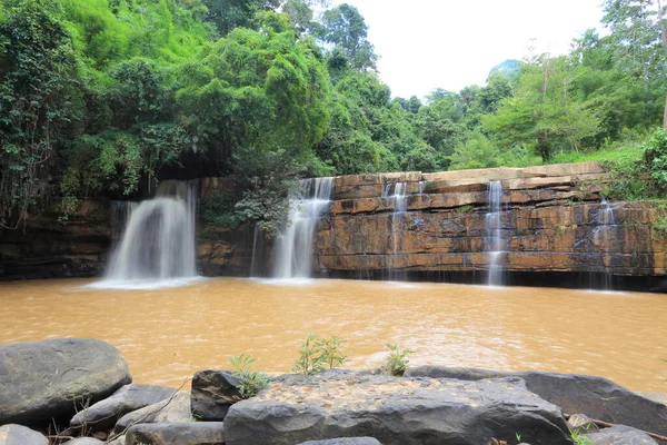 泰国Phetchabun的Khao Kho的Sridit瀑布 — 图库照片