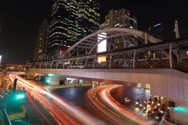 Bangkok, Tayland 'daki Chong Nonsi BTS İstasyonu