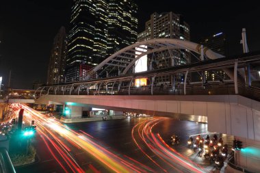 Bangkok, Tayland 'daki Chong Nonsi BTS İstasyonu