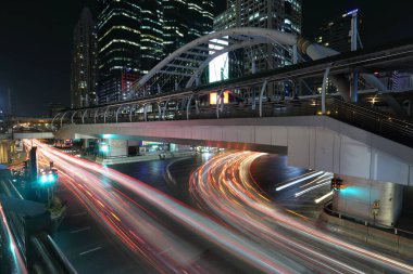 Bangkok, Tayland 'daki Chong Nonsi BTS İstasyonu