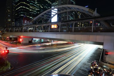 Bangkok, Tayland 'daki Chong Nonsi BTS İstasyonu