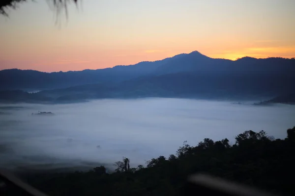 Ochtend Uitzicht Phu Lanka Phayao Thailand — Stockfoto