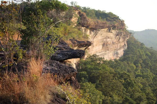 Cliff Pha Tam National Park Ubon Ratchathani Thailand — Stock Photo, Image