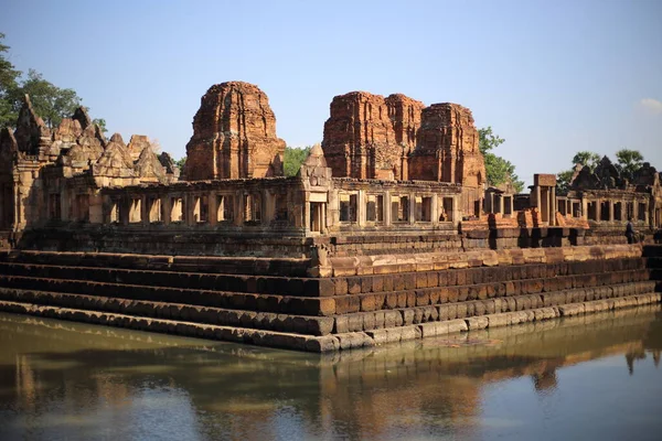 Prasat Mueang Tam Mueang Tam Kasteel Buriram Thailand — Stockfoto