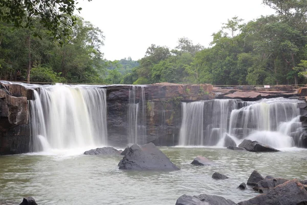 Tat Ton Waterfall Tat Ton National Park Chaiyaphum Thailandia — Foto Stock