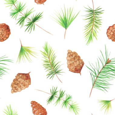 çam kozalakları ile Seamless Modeli