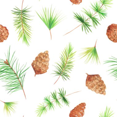 çam kozalakları ile Seamless Modeli