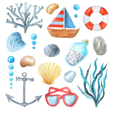 Suluboya deniz elemanları seti