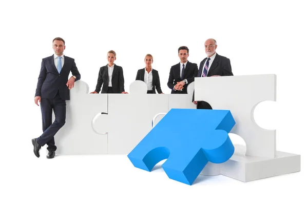 Geschäftliches Teamwork und Kooperationskonzept — Stockfoto